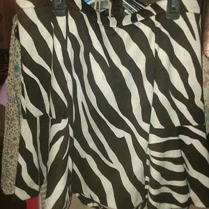 MICHAEL KORS ZEBRA SKIRT NWOT NEVER WORN